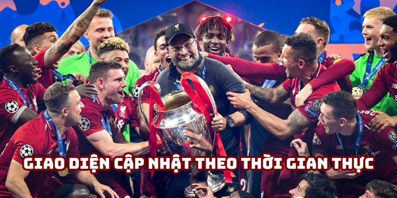 Giao diện sảnh Thể thao 58win hiển thị tỷ lệ cập nhật theo thời gian thực